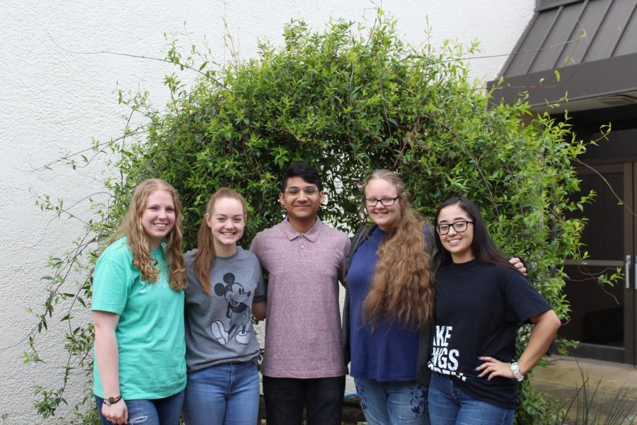 Competing in State UIL Academics on May 3: Erin Rachel, Anna Kaye Williams, Noe Soto, Abbie Cunningham, Naydelin Espinoza.