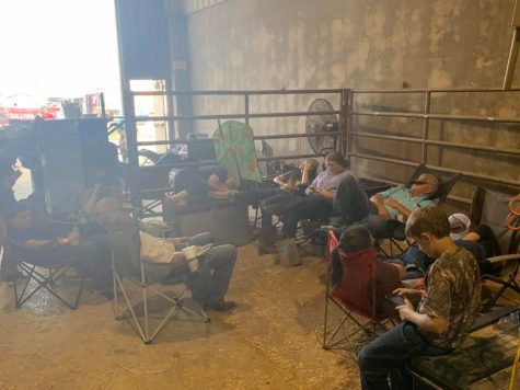 FFA members try to get rest during stock show season.
