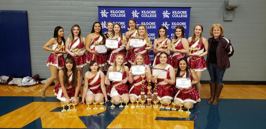 Flags placed first in all three contests, receiving several category awards. Captain Erin Rachel earned a choreography award.