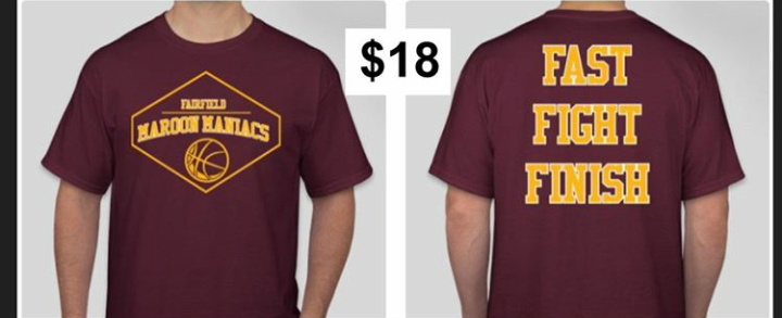 Maroon Maniacs shirt design.