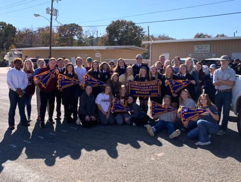 FFA members display their sweepstakes awards. Photo contributed by Fairfield FFA.