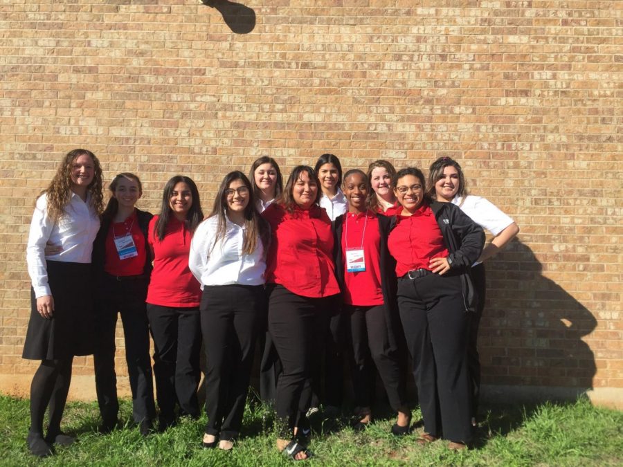 The FCCLA advancing group. Photo contributed by FCCLA.
