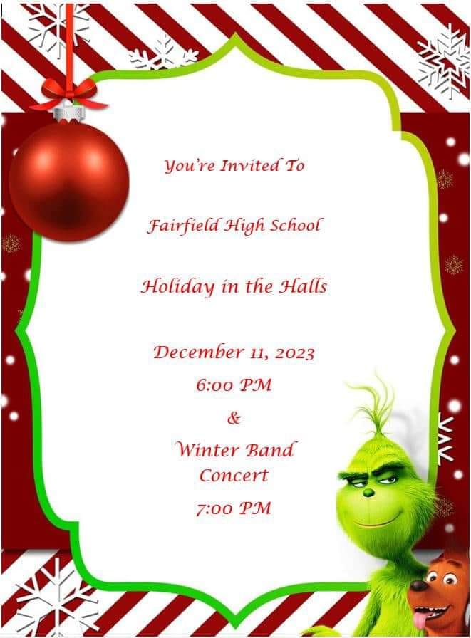 Holiday Band Concert Tonight